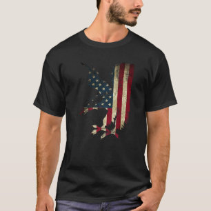 Camiseta Eagle American Patriot US América USA Flag Outfit