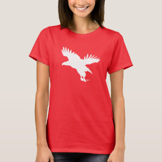 Camiseta Eagle atado branco pelo design gráfico da vida