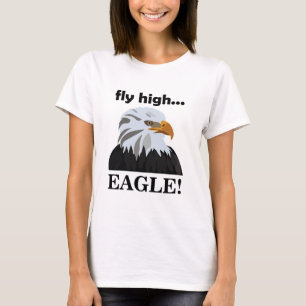 Camiseta Eagle Bald Eagle Voa Alta Águia