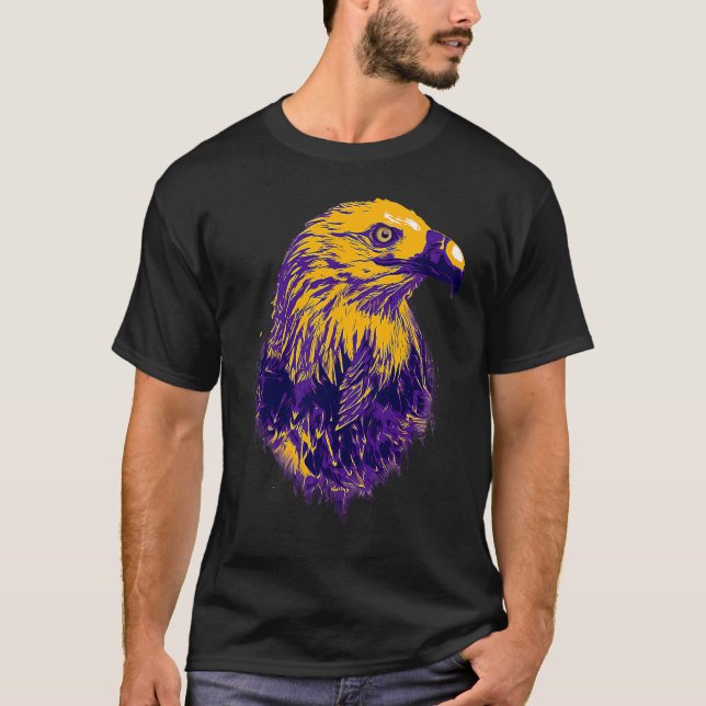 Camiseta Eagle Bird Novel For Willife Nature (Frente)