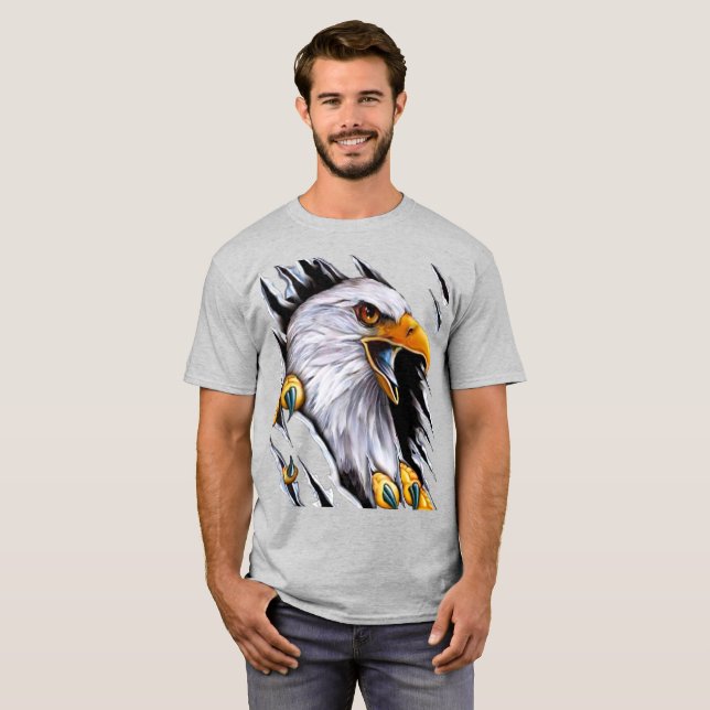 Camiseta Eagle Breaking Through (Frente Completa)