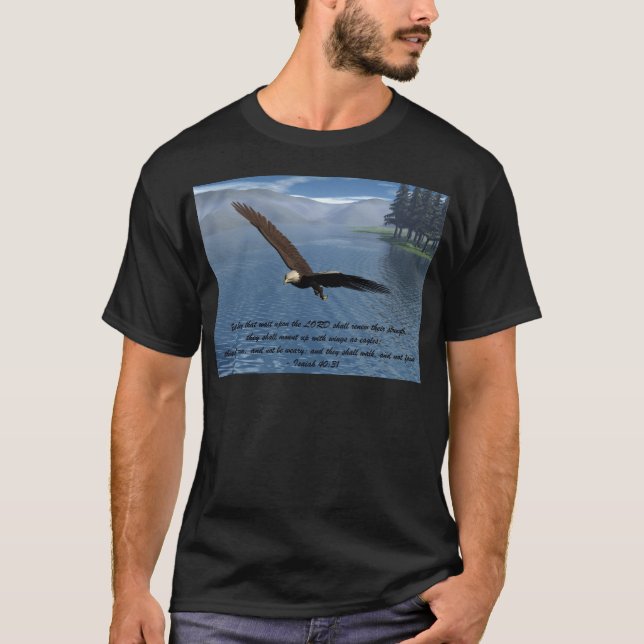 Camiseta Eagle com escritura (Frente)