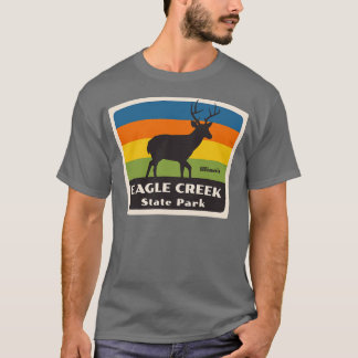 Camiseta Eagle Creek State Park Illinois Roaming Deer