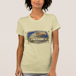 Camiseta Eagle-Deixe o anel da liberdade