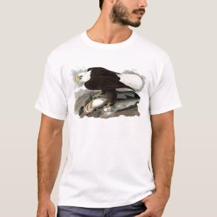 Camiseta Eagle dirigido branco John James Audubon