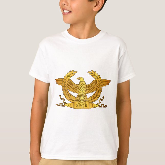 Camiseta Eagle dourado romano (Frente)