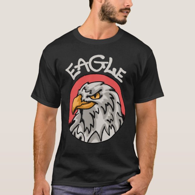 Camiseta Eagle Head streetwear (Frente)
