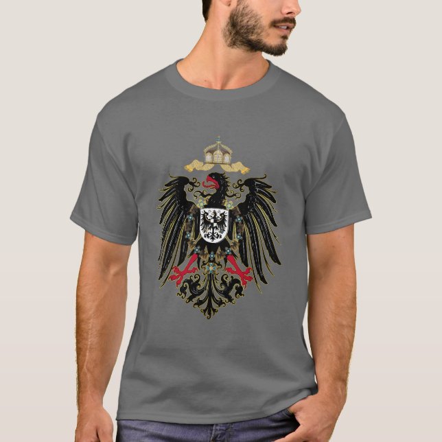 Camiseta Eagle imperial alemão (Frente)