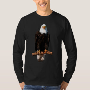 Camiseta Eagle Impressão Animal Eagles Motif Cald Children
