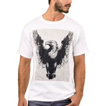 Eagle Impressão Tshirt