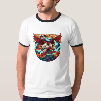 Camiseta Eagle Mancer Wizard Fantasy Mystical Bird Art Desi