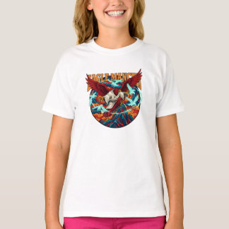 Camiseta Eagle Mancer Wizard Fantasy Mystical Bird Art Desi
