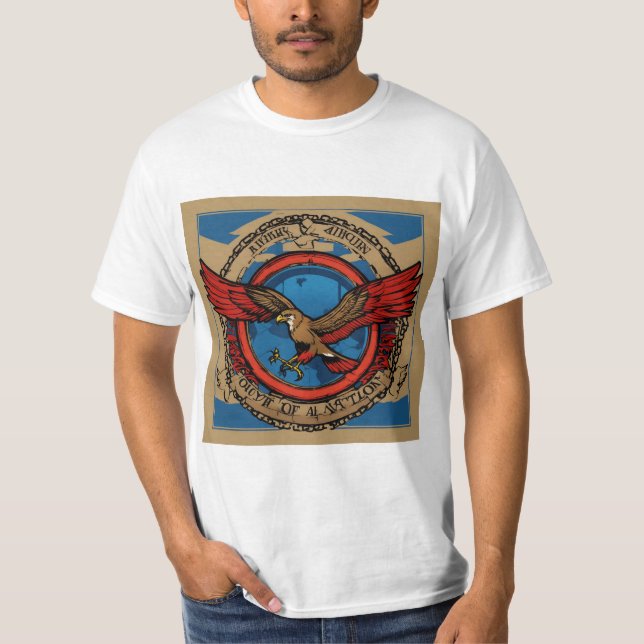 Camiseta "Eagle Men Value Graphic Tee" (Frente)
