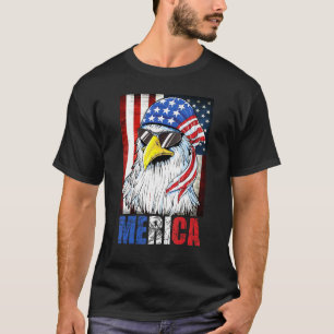 Camiseta Eagle Merica 4 De Julho, Bandeira Americana