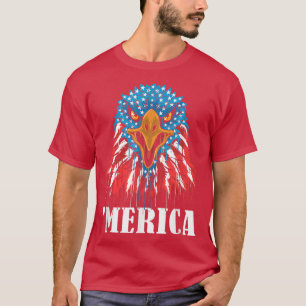 Camiseta Eagle Merica America Independence Day Patriot USA