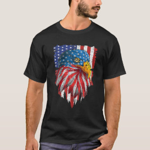 Camiseta Eagle Mullet Merica Men 4 De Julho Bandeira Americ
