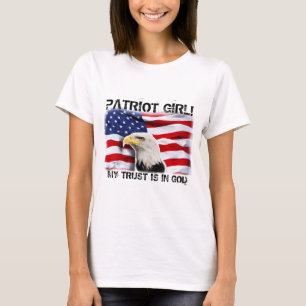 Camiseta EAGLE patriótico & BANDEIRA