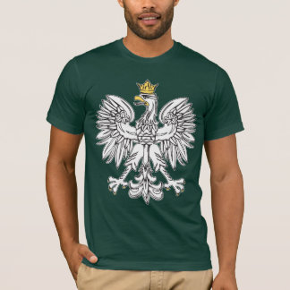 Camiseta Eagle polonês com coroa Dourado