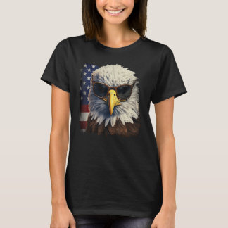 Camiseta Eagle Proud Patriotic American US Flag 4th Of July