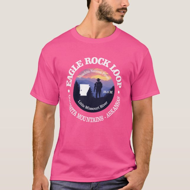 Camiseta Eagle Rock Loop rd2 Super Dimensionado (Frente)