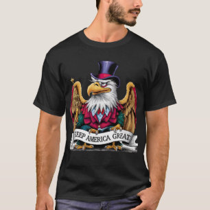 Camiseta Eagle Soar: Abrace o Espírito"