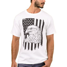 Eagle Soaring Com Bandeira Americana