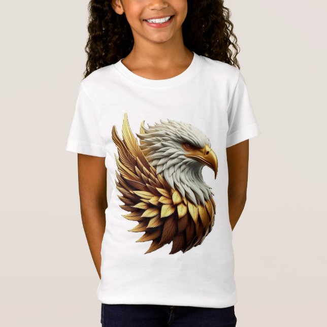 Camiseta "Eagle Tattoo T-Shirt Design" (Frente)