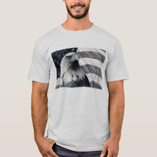 Camiseta Eagle & Tshirt da bandeira