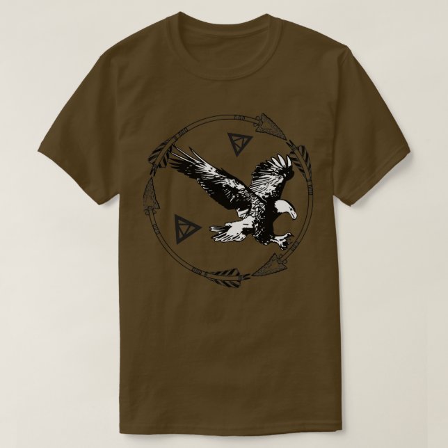 Camiseta Eagle viking (Frente do Design)