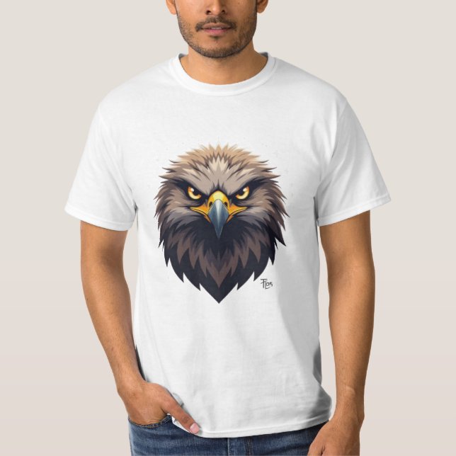 Camiseta Eagle Vision – Freedom and Dominance (Frente)