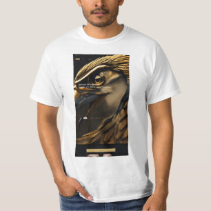 Camiseta Eagle Vision — Página de Destino UI Luxo Sombrio