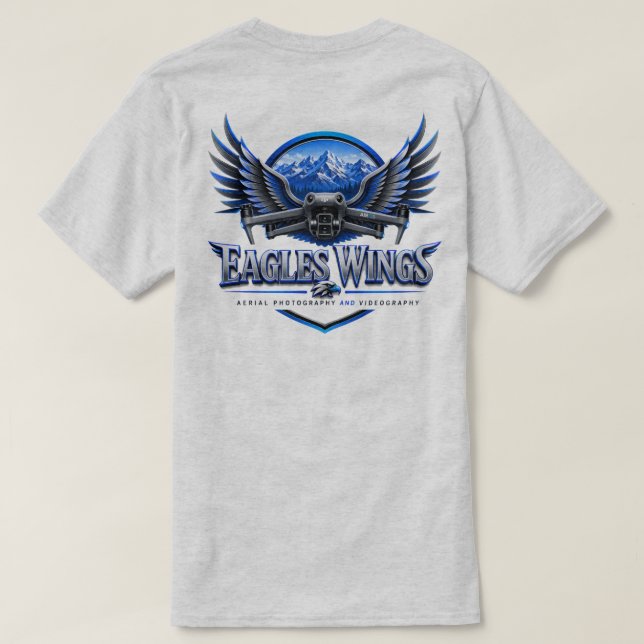 Camiseta Eagle Wings (Verso do Design)