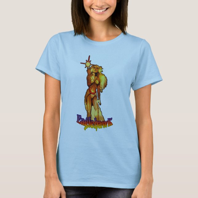 Camiseta EaglehawK Princesas Cósmicas T (Frente)