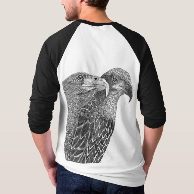 Camiseta EAGLES HARRIET OZZIE M15 Es AMIGOS MAIS FORTES DA  (Verso)