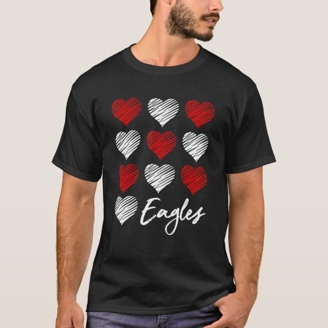 Camiseta Eagles Pride Team Esportes Escolares Matchi (Frente)