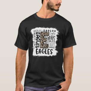 Camiseta Eagles School Sports Fan Team Spirit Mascot Bleac