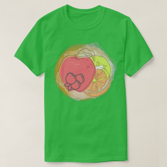 Camiseta Eapple Funny Apple Vintage Gift 4 (Frente do Design)