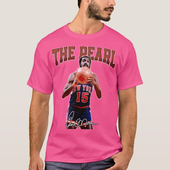 Camiseta Earl Monroe A Lenda De Basquete S De Nova Iorque (Frente)