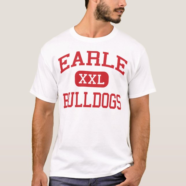 Camiseta Earle - buldogues - segundo grau - Earle Arkansas (Frente)