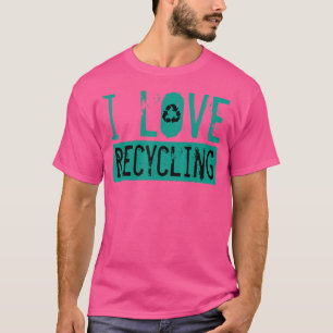 Camiseta Eart, ativista ambientalista ativista do reciclage