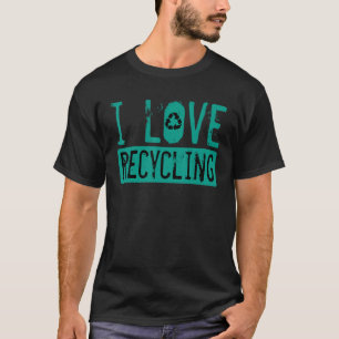 Camiseta Eart, ativista ambientalista ativista do reciclage
