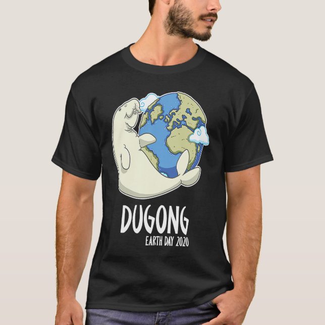 Camiseta Earth Day 2020 Dugong Manatee Marine Animal (Frente)