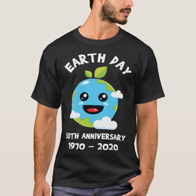 Camiseta Earth Day 50th Anniversary  Protect The Earth (Frente)