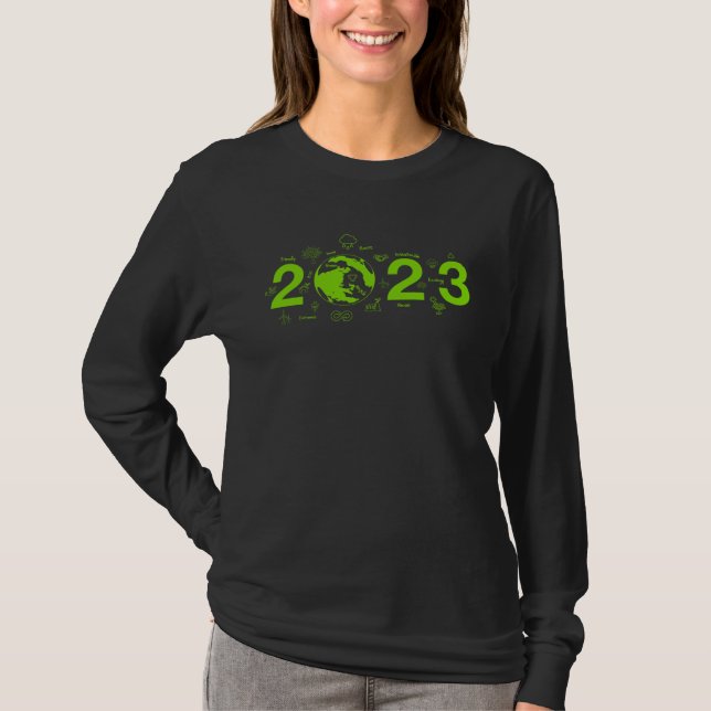 Camiseta Earth Day  Cute Earth Day 2023 Men Women Kids (Frente)