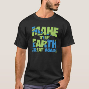 Camiseta EARTH DAY EVERY DAY Rainbow Make The Earth Green A