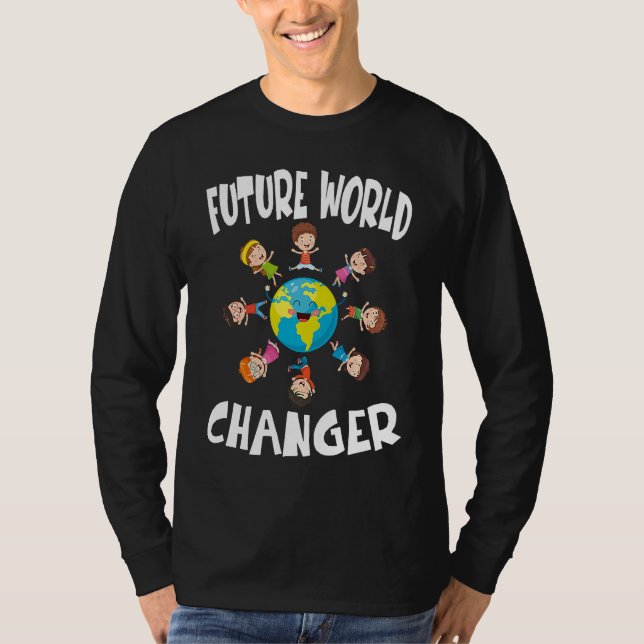 Camiseta Earth Day Future World Changer Environmentalist  4 (Frente)