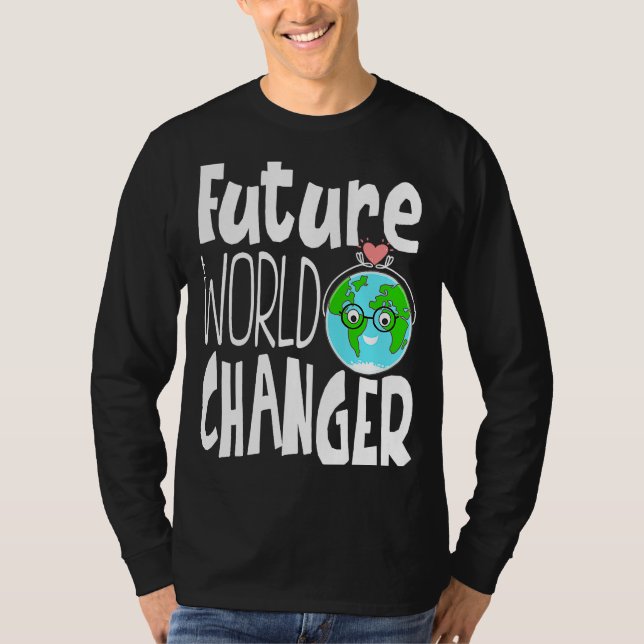 Camiseta Earth Day Future World Changer Environmentalist  9 (Frente)