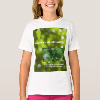 Camiseta Earth Day Gift 🌸 Glowing leaves | T-Shirt 