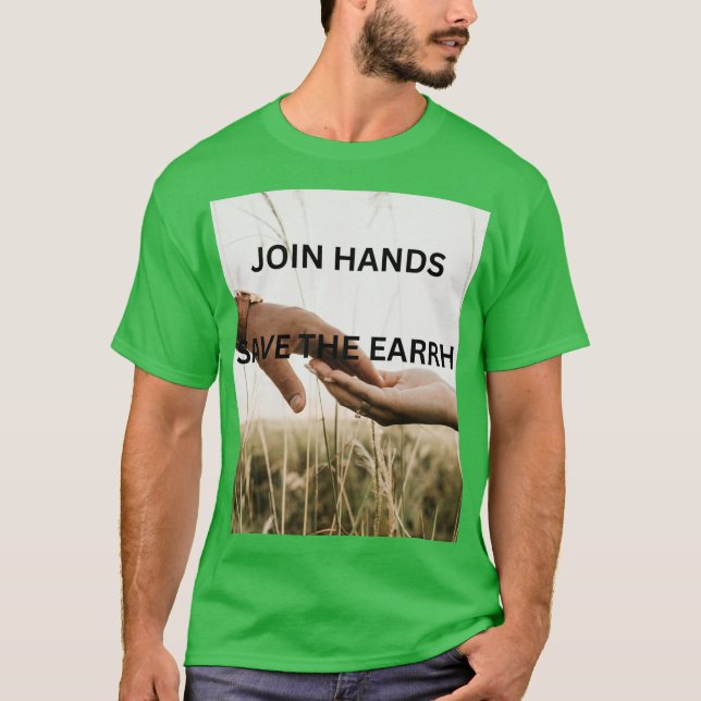 CAMISETA EARTH DAY MESSAGE  (Frente)