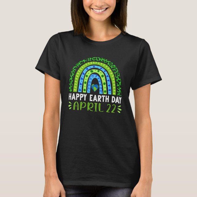 Camiseta Earth Day  Save Our Home Plant More Trees Go Plane (Frente)